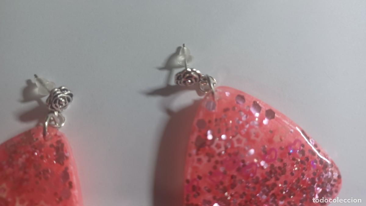 Artesan&iacute;a: PENDIENTE DE RESINA ECHO A MANO - Foto 3