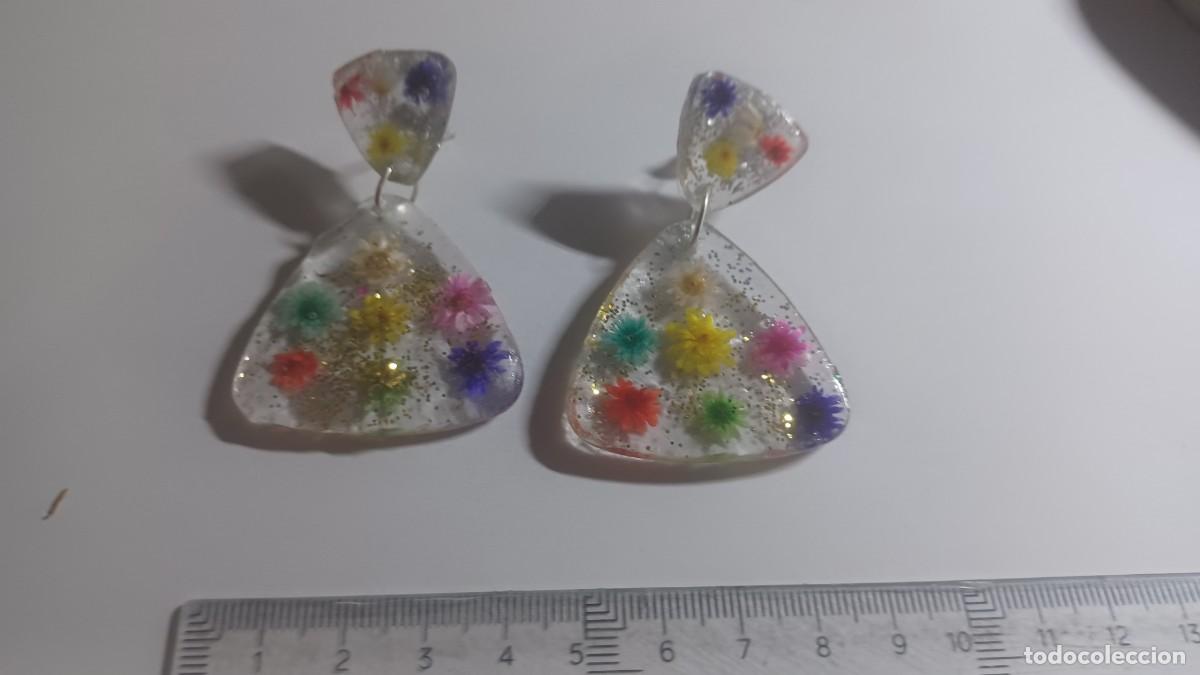 Artesan&iacute;a: PENDIENTE DE RESINA ECHO A MANO - Foto 2