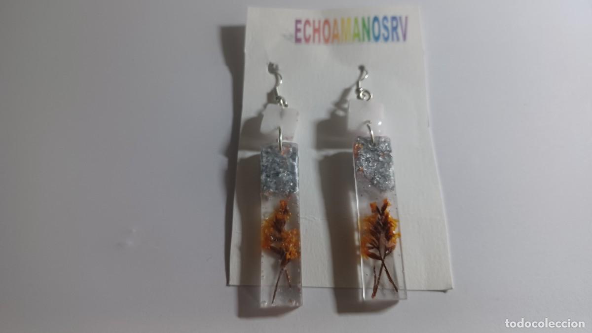 Artesan&iacute;a: PENDIENTE DE RESINA ECHO A MANO - Foto 1