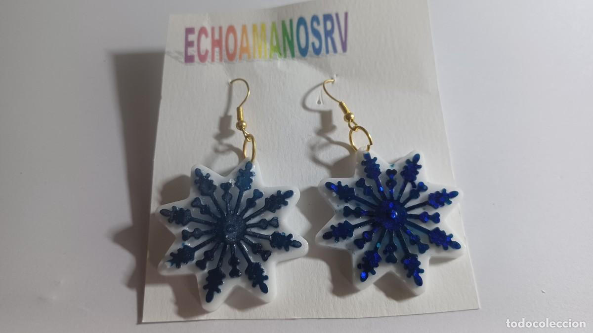 Artesan&iacute;a: PENDIENTE DE RESINA ECHO A MANO - Foto 2