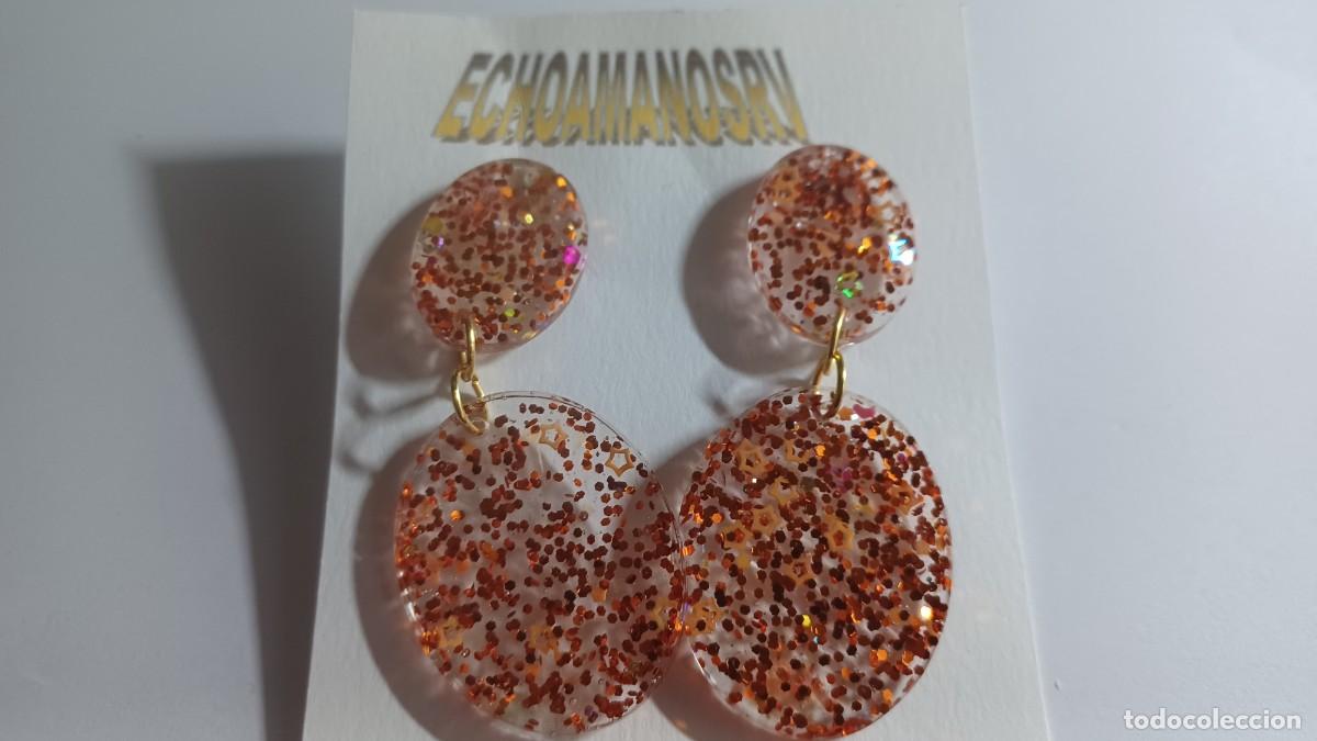 Artesan&iacute;a: PENDIENTE DE RESINA ECHO A MANO - Foto 1