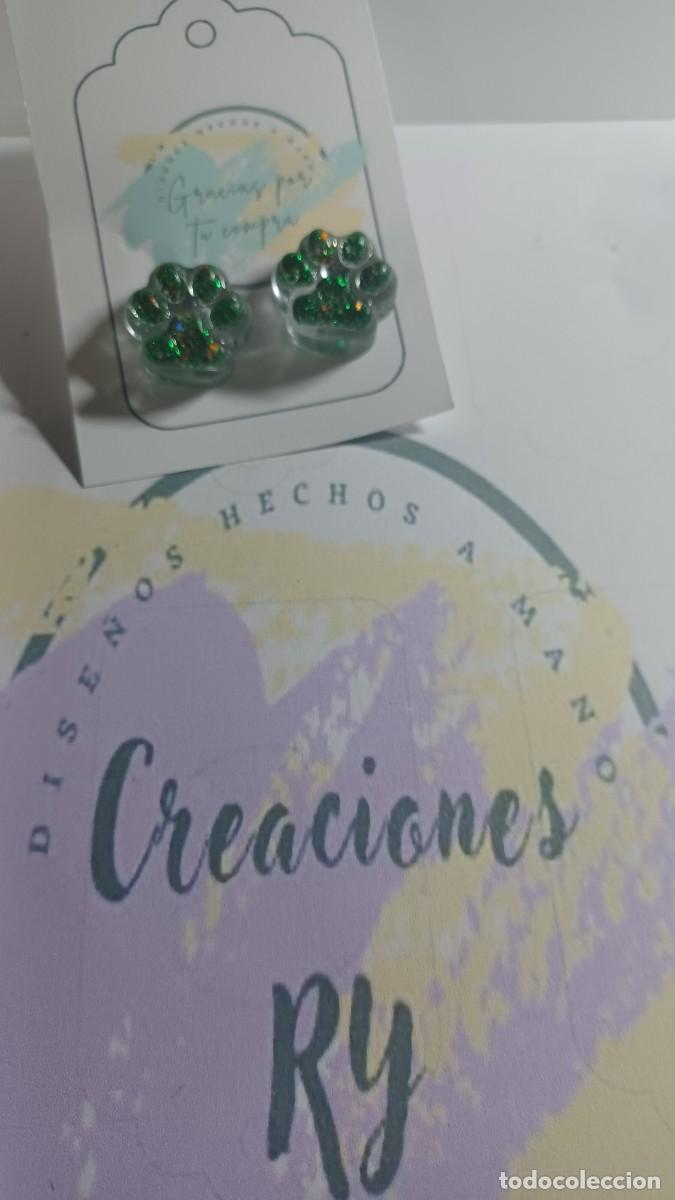 Artesan&iacute;a: PENDIENTE DE RESINA ECHO A MANO - Foto 1