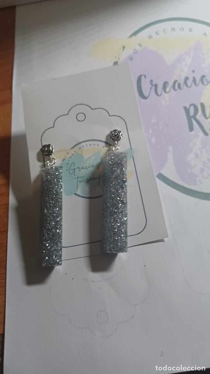 Artesan&iacute;a: PENDIENTE DE RESINA ECHO A MANO - Foto 1