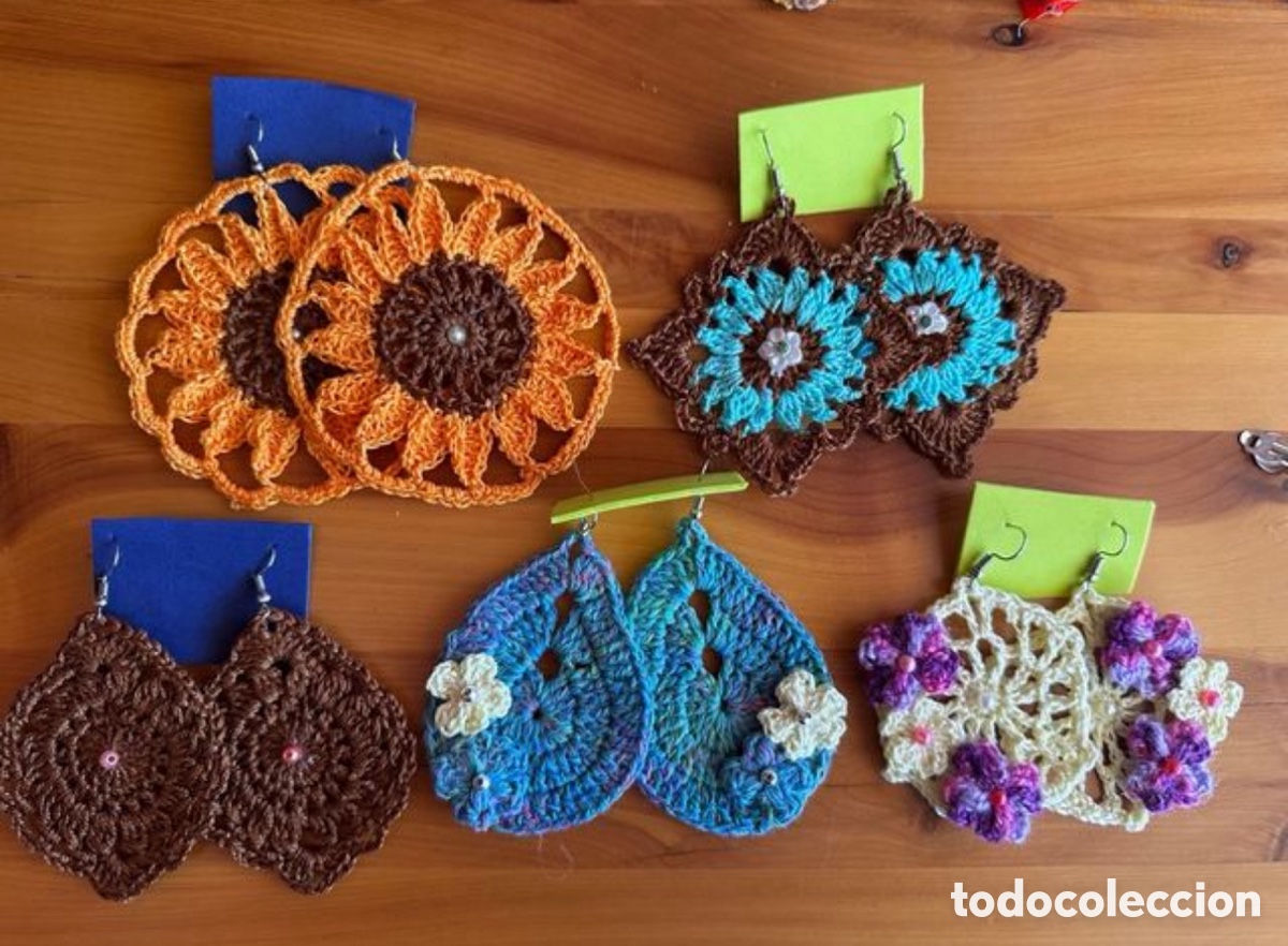 Artesan&iacute;a: Pendientes de Ganchillo - Foto 1