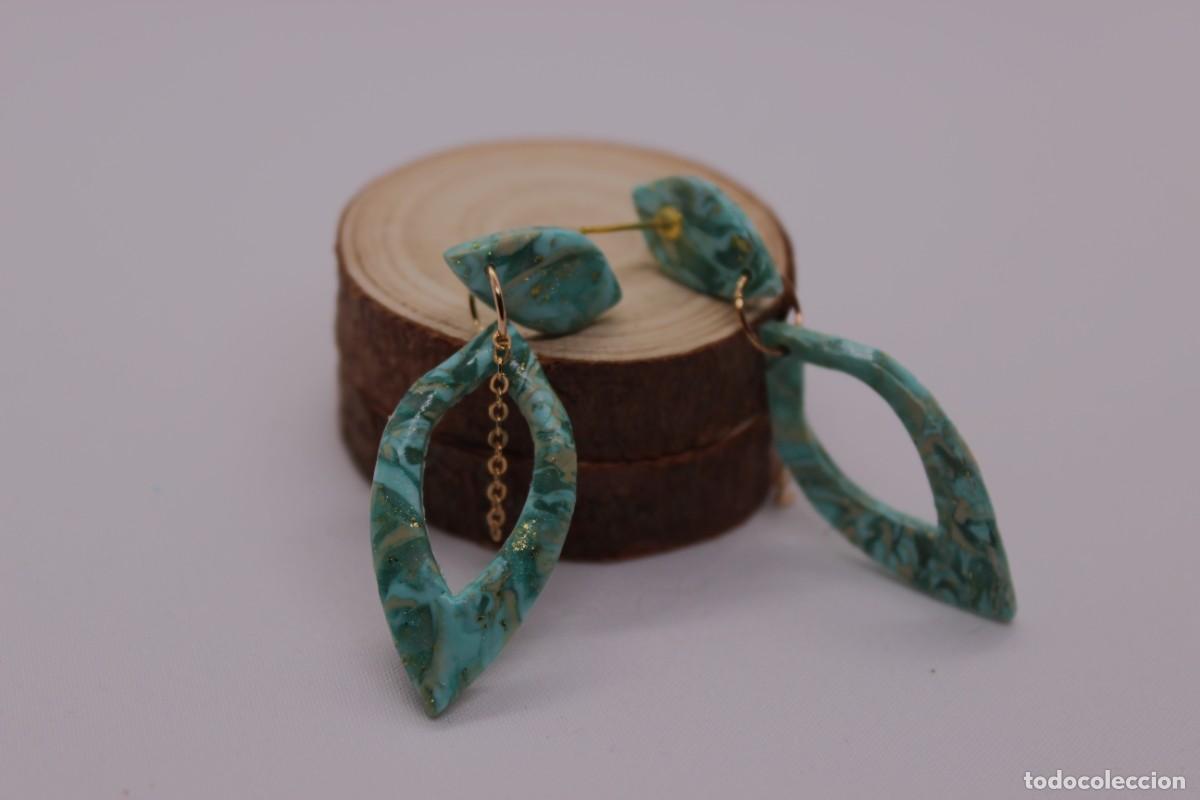 Artesan&iacute;a: Elegantes pendientes de arcilla - Foto 1