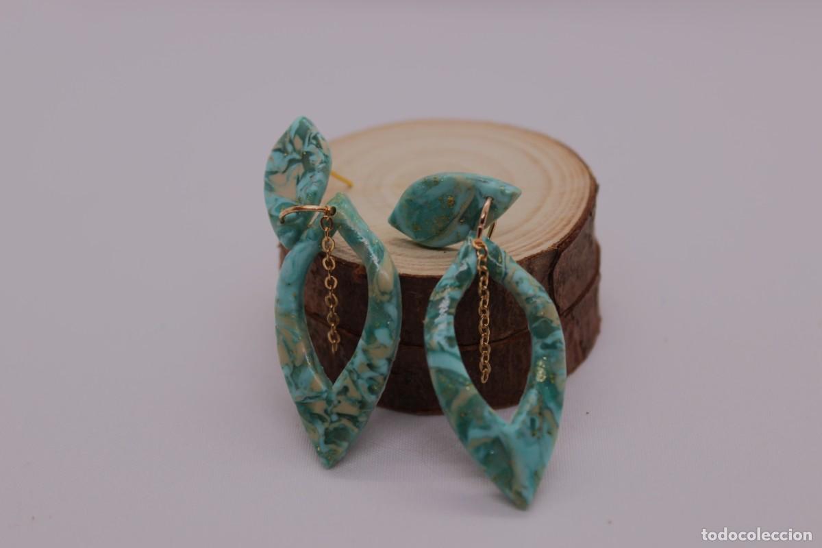 Artesan&iacute;a: Elegantes pendientes de arcilla - Foto 2