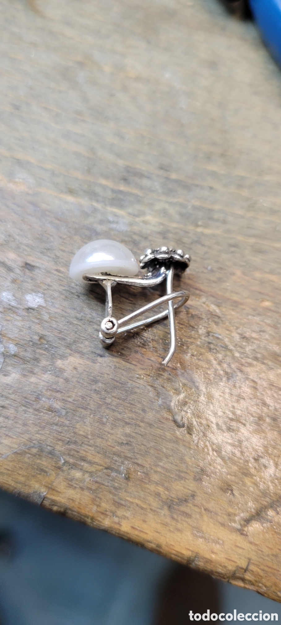 Artesan&iacute;a: pendientes charros con perlas - Foto 3