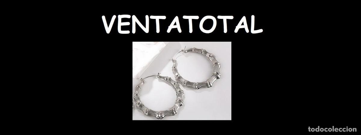 Artesan&iacute;a: PENDIENTES DE ARO DE ORO BLANCO DE 18 KILATES LAMINADO - MIDEN 5X5 CENTI PESAN LOS 2 - 8 GRAMOS