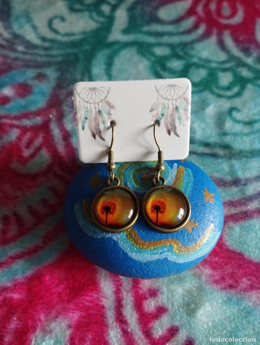 Artesan&iacute;a: Pendientes &rdquo;Diente de le&oacute;n&rdquo;