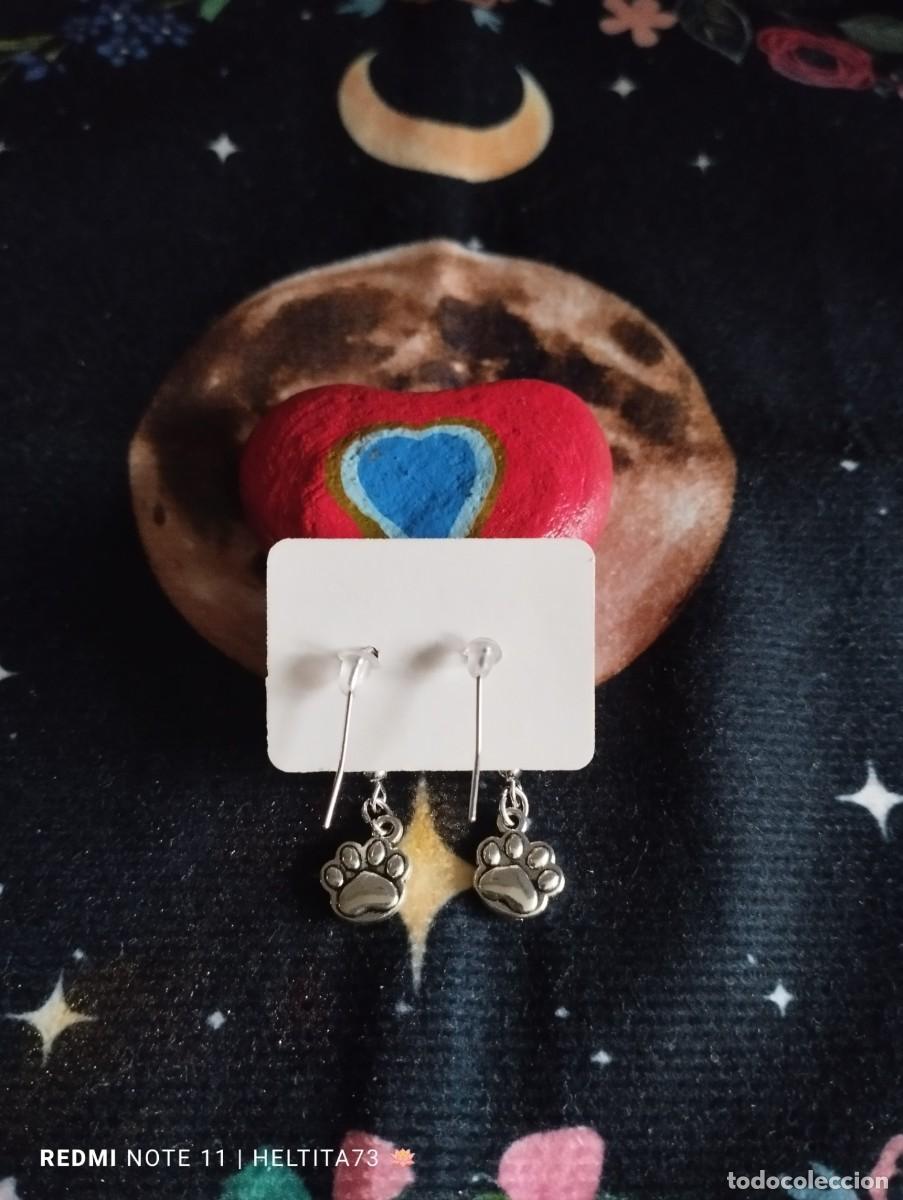 Artesan&iacute;a: Pendientes &rdquo;Huella Perrito&rdquo; - Foto 2