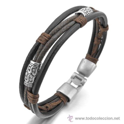 Artesan&iacute;a: Cuero Pulsera Brazalete - Foto 1
