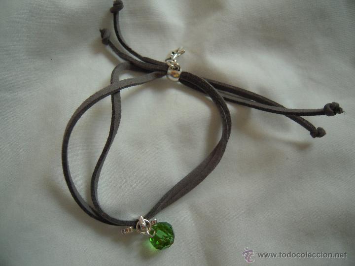 Artesan&iacute;a: Pulsera dos tiras con lib&eacute;lula - Foto 2