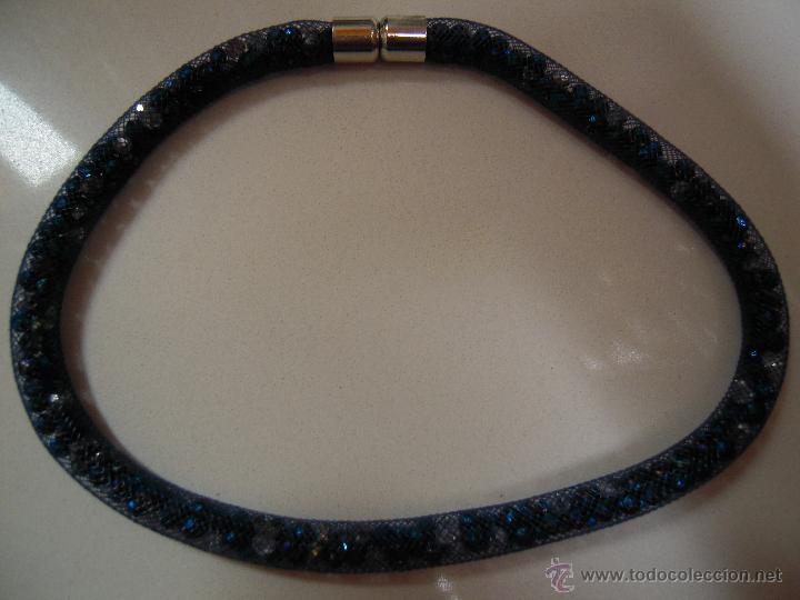 Artesan&iacute;a: Pulsera-collar malla y abalorios - Foto 3