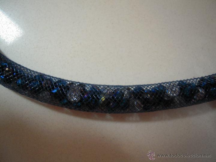Artesan&iacute;a: Pulsera-collar malla y abalorios - Foto 4
