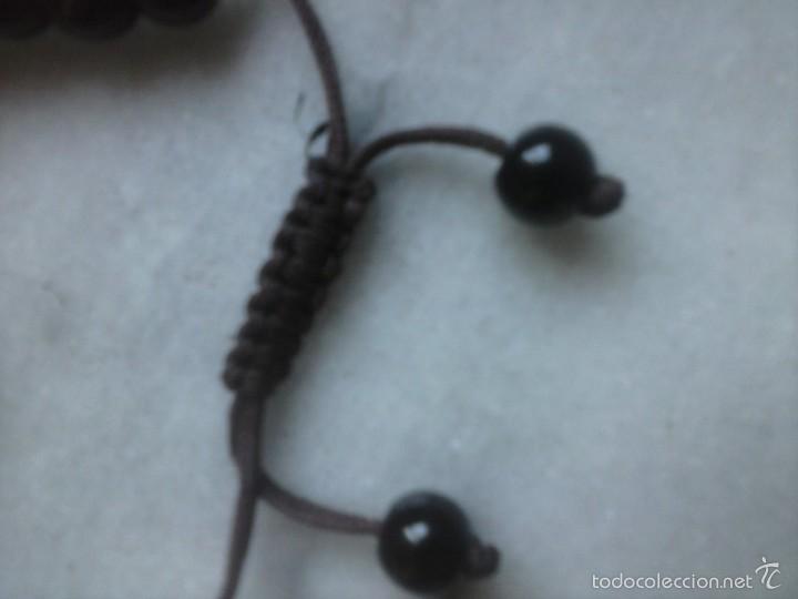 Artesan&iacute;a: PULSERA AGATAS MARRONES . - Foto 3