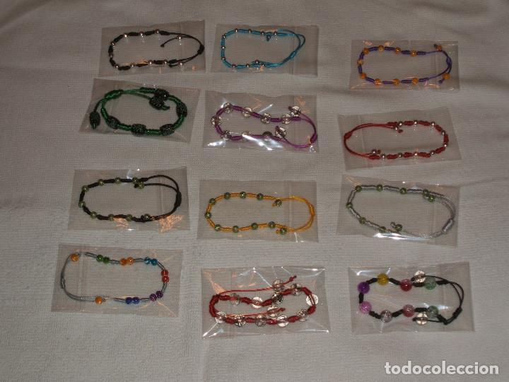 Artesan&iacute;a: Pulsera de hilo y cuencas - Foto 2