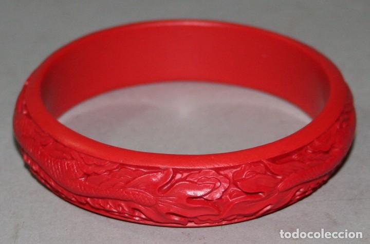 Artesan&iacute;a: PULSERA DE LACA ROJA CHINA. - Foto 2