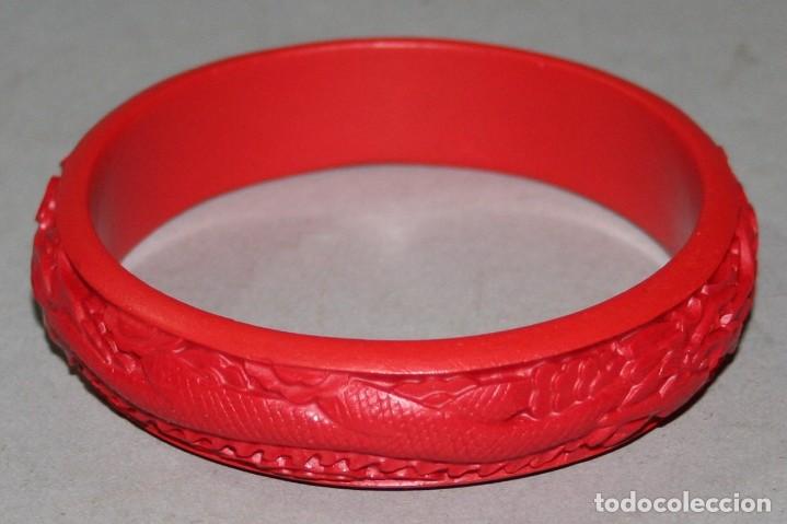 Artesan&iacute;a: PULSERA DE LACA ROJA CHINA. - Foto 3