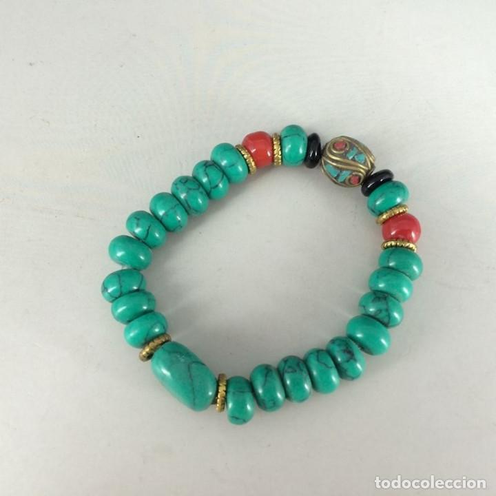 Artesan&iacute;a: Pulsera de turquesa, India - Foto 3