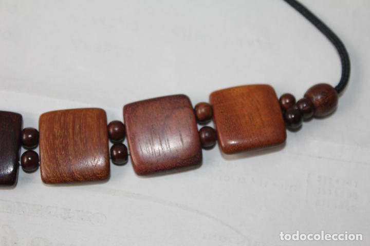 Artesan&iacute;a: Pulsera con cuentas de madera - Foto 2