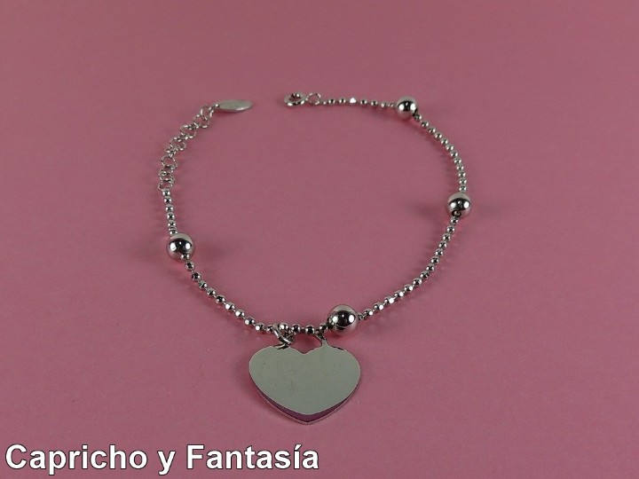 Artesan&iacute;a: Pulsera de plata n&ordm; ppu3406 - Foto 1