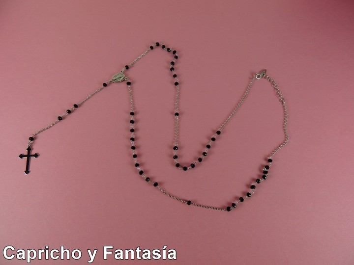 Artesan&iacute;a: Rosario de plata n&ordm; ros0001 - Foto 1