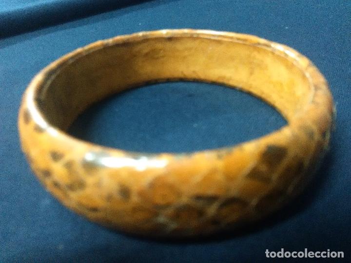 Artesan&iacute;a: PULSERA MADERA CUERO - Foto 1
