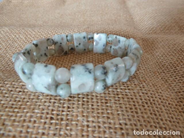 Artesan&iacute;a: Pulsera el&aacute;stica. Piezas m&aacute;rmol - Foto 4
