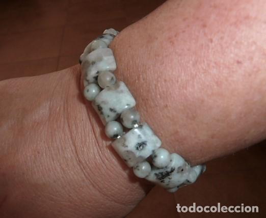 Artesan&iacute;a: Pulsera el&aacute;stica. Piezas m&aacute;rmol - Foto 5