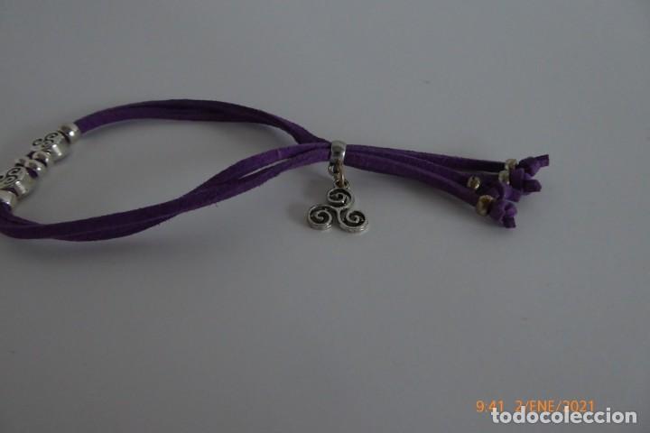 Artesan&iacute;a: PULSERA MORADA - Foto 2