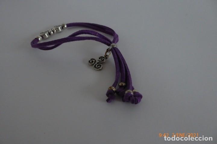 Artesan&iacute;a: PULSERA MORADA - Foto 3