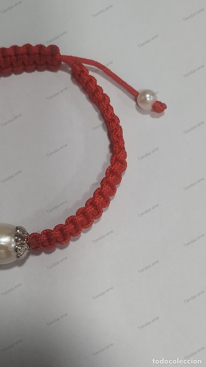 Artesan&iacute;a: PULSERA MACRAM&Eacute; CON PERLA A - Foto 2