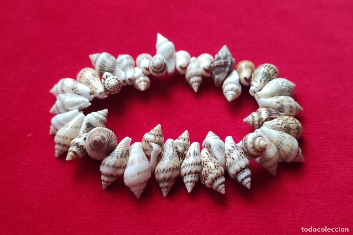 Artesan&iacute;a: PULSERA HECHA DE CARACOLAS NATURALES - Foto 4