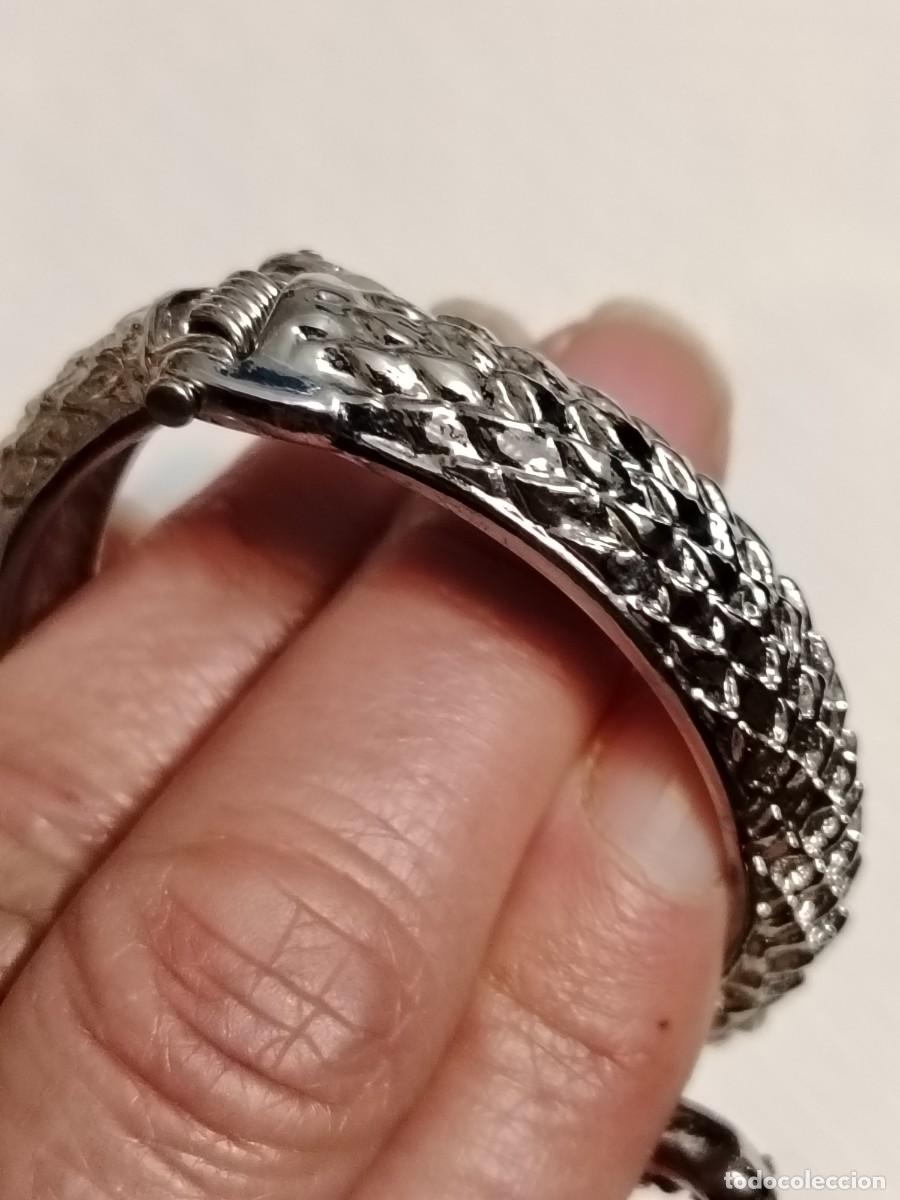 Artesan&iacute;a: Pulsera de serpiente con brillantitos - Foto 6