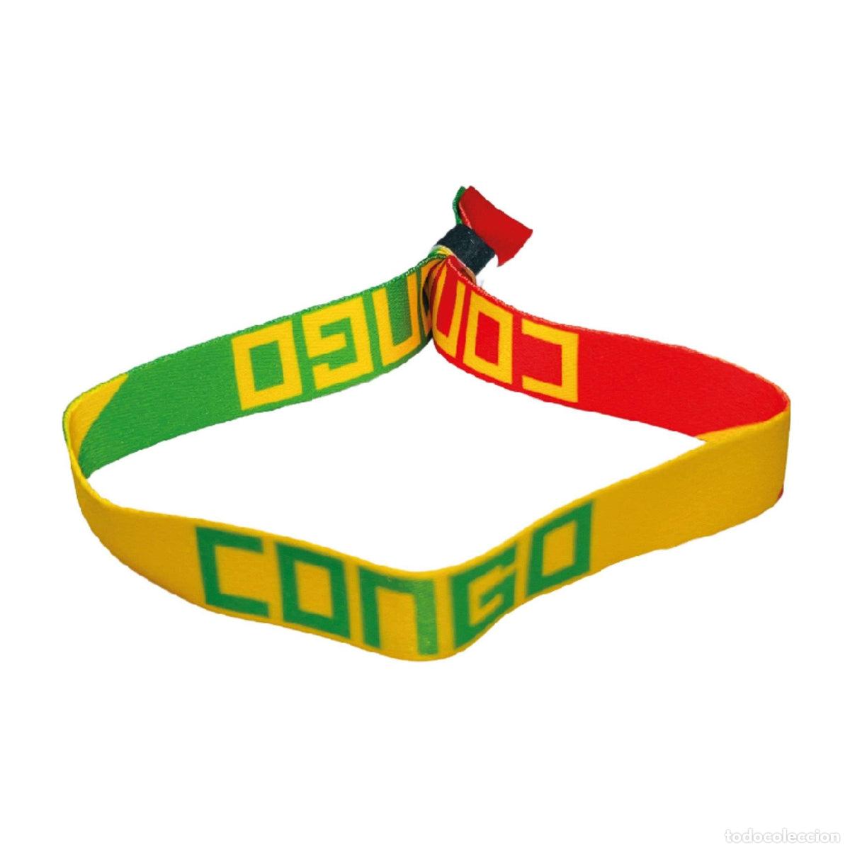 Artesan&iacute;a: Pulsera &ndash; Bandera de Congo &ndash; P680 - Foto 1