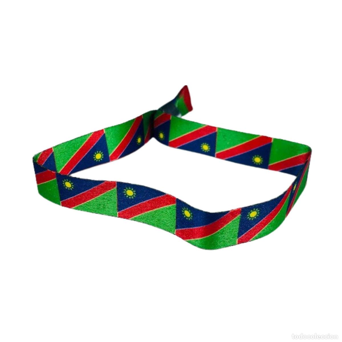 Artesan&iacute;a: Pulsera - Bandera de Namibia - P736 - Foto 1