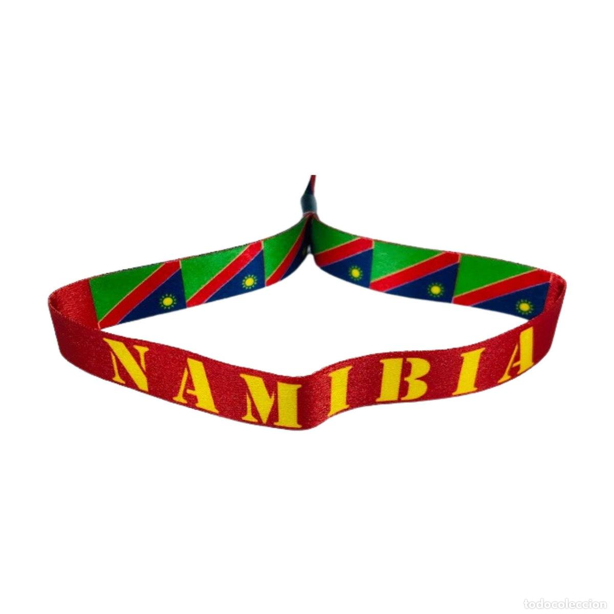 Artesan&iacute;a: Pulsera - Bandera de Namibia - P737 - Foto 1