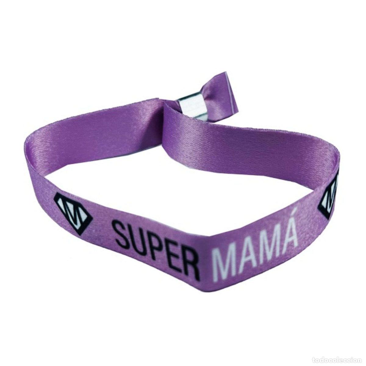 Artesan&iacute;a: Pulsera - Super Mama Morada - P582 - Foto 1