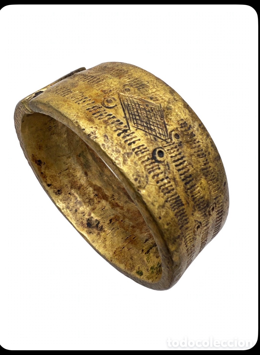 Artesan&iacute;a: Brazalete Africano Antiguo Manilla Bronce Macizo - 7,8 cm Di&aacute;metro - Arte Tribal S. XIX/X