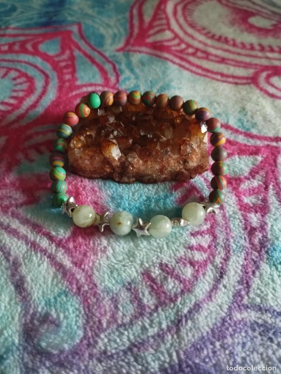 Artesan&iacute;a: Pulsera aventurina, hecho a mano, artesan&iacute;a, regalo