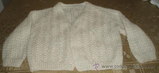 Artesan&iacute;a: chaqueta para bebe de punto 33 cms - Foto 1