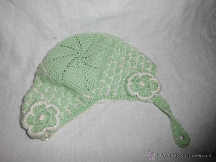 Artesan&iacute;a: GORRO DE LANA DE BEBE - Foto 3