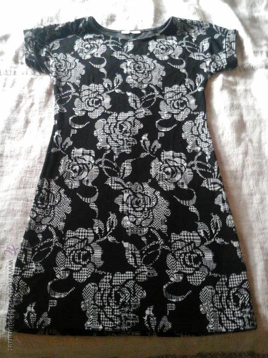 Vestido Guitare Manga Corta Rayas Para Mujer