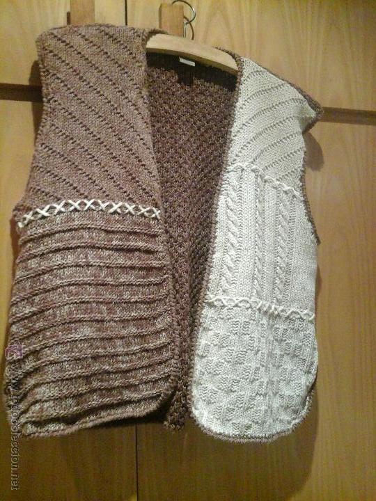 Artesan&iacute;a: Chaleco beig - Foto 1