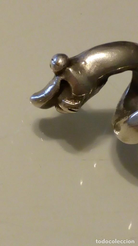 Artesan&iacute;a: simp&aacute;tica serpiente plateada para... - Foto 3