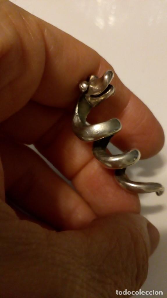 Artesan&iacute;a: simp&aacute;tica serpiente plateada para... - Foto 6