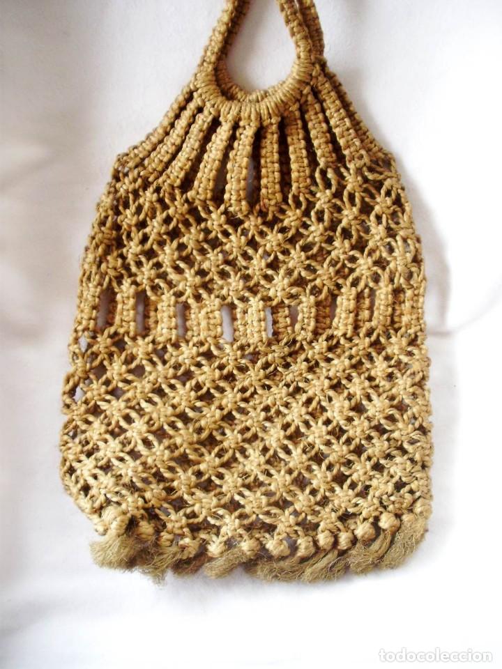 Artesan&iacute;a: Bolsas Vintage Macrame con cuerda - Foto 2