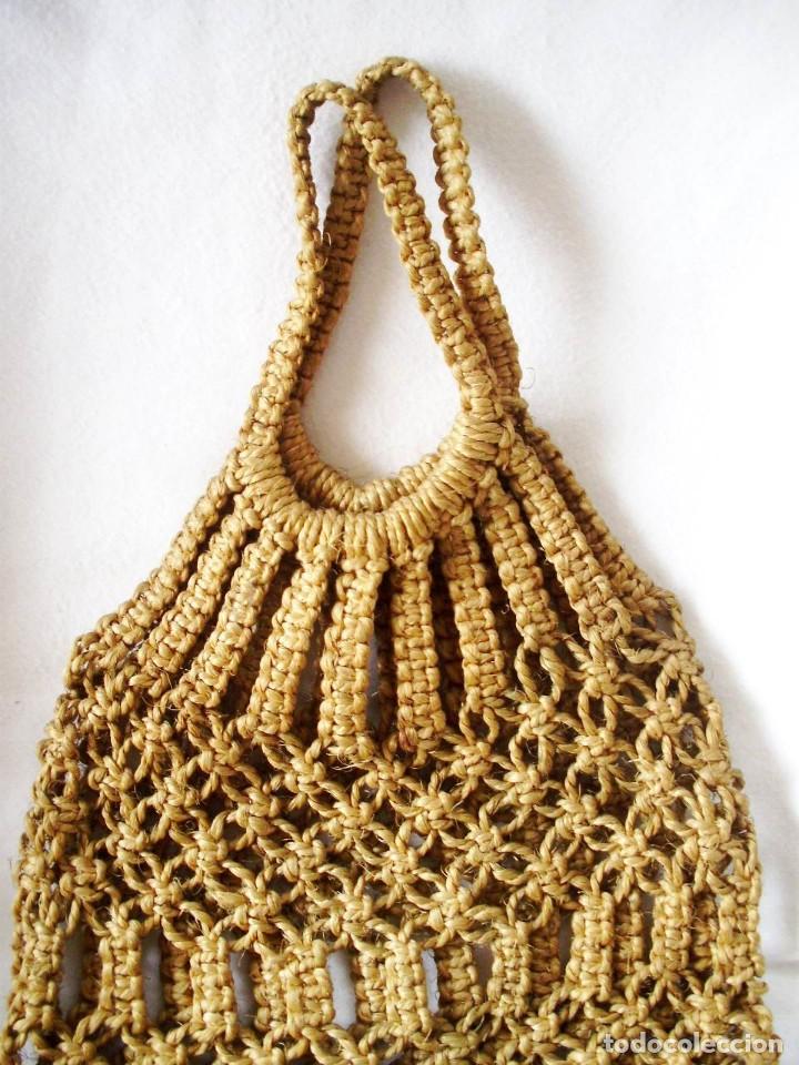 Artesan&iacute;a: Bolsas Vintage Macrame con cuerda - Foto 4