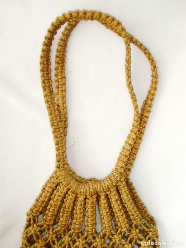 Artesan&iacute;a: Bolsa Vintage Macrame con cuerda, - Foto 2