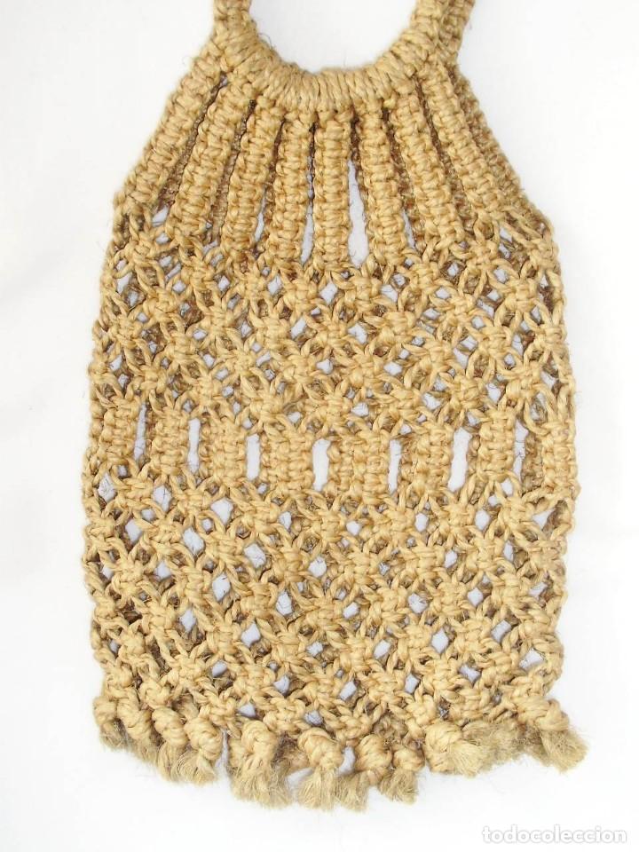 Artesan&iacute;a: Bolsa Vintage Macrame con cuerda, - Foto 3